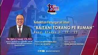 Ibadah KPI  ||  HUT 175 Jemaat GMIM Baitani Matani