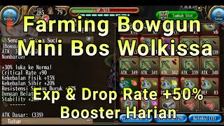 Toram Online | Farming Bowgun Mini Bos Wolkissa #toramonline #toramonlineindonesia