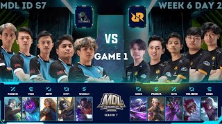 Yasbih vs RRQ Sena GAME 1 | MDL ID S7 Week 6 Day 2 | Regular Season