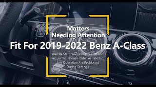 How to update Phone Holder for Mercedes-Benz A-Class 2019-2022?