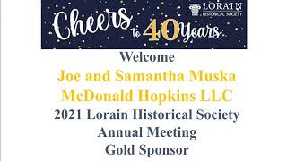 2021 Lorain Historical Society Annual Meeting