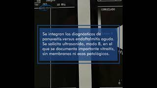 Endoftalmitis estéril posterior a implante de dexametasona intravítreo (Ozurdex)