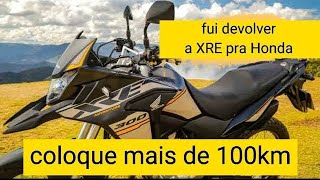 enquadro ???? indo devolver a XRE300 pra Honda