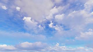 ( CGI 4k Stock Footage ) Meaningful white peaceful heavenly clouds