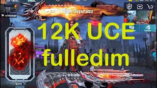 PUBG MOBILE YENİ GELEN NİHAİ SET VE EFSANEVİ AUG 8 lvl sadece 12 K uce set ve 17 mataryal verdi şans