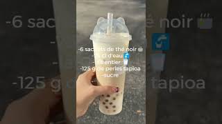 recette Bubble Tea