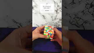 Can you solve 0x0 rubik's cube ? #shorts