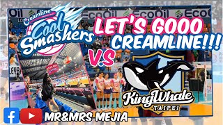 PVL CREAMLINE VS KINGWHALE AUG.12 | MR&MRS MEJIA #volleyball  #creamlinecoolsmashers  #kingwhale