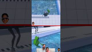 Stay in the pool for 1 million hours! #cute #funny #gaming #amazingfrog  #fatherandson