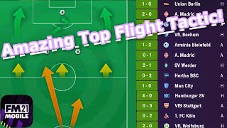 Best Tactic To Win Any Top Flight League! | Football Manager 2021 Mobile