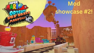 Super Mario Odyssey Mod Showcase 2: Bon-Bones Mountain Custom Kingdom By: Skydorm1