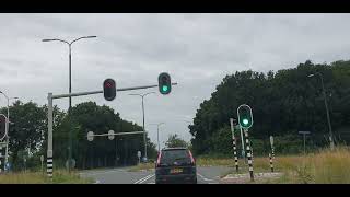 POV driving from  Utrecht to Schiphol area