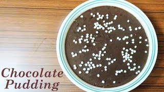 CHOCOLATE PUDDING | चोक्लेट पुडिंग | EGGLESS CHOCOLATE PUDDING | RUCHI'S KITCHEN CORNER