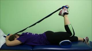 lower extremity prone quad stretch