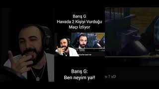 BARIŞ G KENDİ VURUŞUNU İZLİYOR😱HAVADA 2 KİLL ALIYOR⚠️#pubg #shorts #barisg