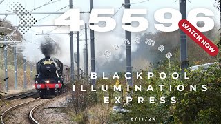 LMS Jubilee 45596 Bahamas with The Blackpool Illuminations Express