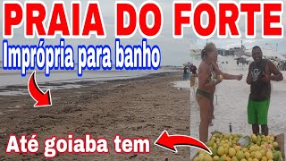 Notícias de Cabo Frio. Praia do Forte está inacreditável. Sem condições para tomar banho.