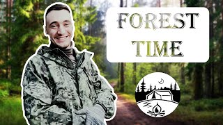 ТОПИМ печь в палатке ! Ночь в лесу 🌲Палатка БЕРЕГ⛺Ледяная река❄Вкусный булгур с овощами и тушёнкой🥗