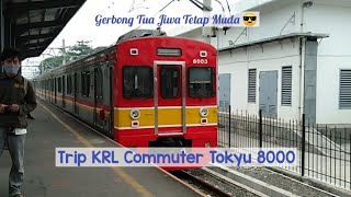 Trip Kereta Langka KRL Commuter Line Seri Tokyu 8000 Stasiun Karet - Duri