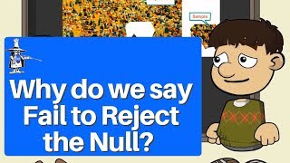 Why do we say Fail to Reject the Null Hypothesis? Why can't I accept the Null Hypothesis?