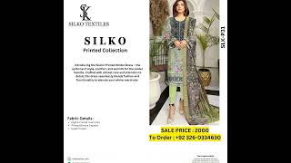 Digital printing dhanak collection for winter 2023