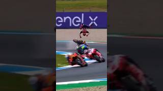 Bike Racing Accident #bikerace #bikeshorts #crash #marcmarquez #bikeracing #viral #lavishkukreja