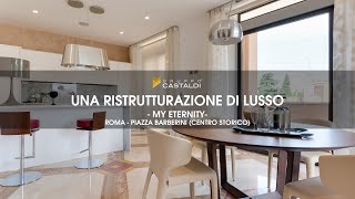 Case di lusso a Roma, la ristrutturazione di un attico con i migliori architetti architetti di Roma.