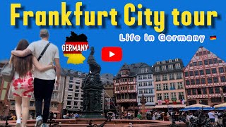 Middle East of Germany : Frankfurt 🇩🇪 | 2024 walking tour of Frankfurt City | #4k #lifeingermany