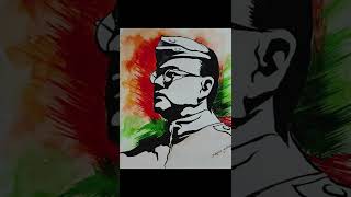 Netaji Subhas Chandra Bose drawing step by step | how to draw Netaji Subhash Chandra Bose