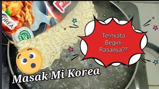 Masak Mi  Ramyeon Korea...Rasanya mantap