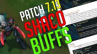 Shaco BUFFS Patch 7.13 | 3 Shaco One Shot Builds | Does Shaco Do ANY DAMAGE? | One Shot Montage