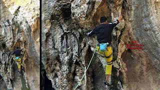 MATADOR 7c, IX Tırmanıcı: Resul Bayrak İzmir Kaynaklar Kaya Tırmanışı Rock Climbing Turkey