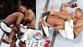 Anderson "The Spider" Silva -Vs- Ronaldo "Jacare" Souza ☆EA SPORTS UFC 2☆