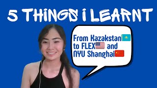 Aizere Seitjan: from Kazakstan🇰🇿to FLEX🇺🇸 and NYU Shanghai🇨🇳