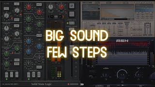 Huge Drum Sound, Minimal Plugins: Simple Mixing!