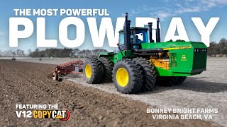 PlowDay2023 VA Beach - Featuring JOHN DEERE CATERPILLAR 3412 V12 "COPYCAT" the MOST POWERFUL TRACTOR