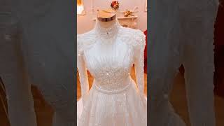 White Frock Beautiful Design , Viral Dress, Beautiful Frock Design 2024