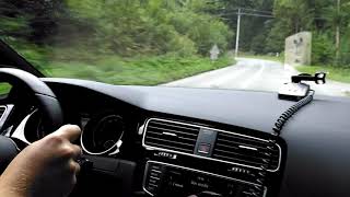 Golf VII R Hill Climb full gas