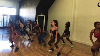 O. T. Genasis "Everybody Mad" SHAWNA POPS TWERK CLASS IN LA