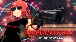 EASY TUTORIAL | HOW TO MAKE DUPLICATE BAR IN ALIGHT MOTION