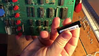 Replacing the Memory Battery in a Rock-ola 490-2 Supersound 2 Mid-80's Jukebox