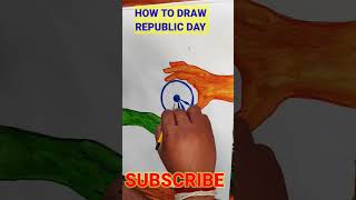 How to draw republic day poster easy#shorts#shortsviral#shortschallenge🧡🧡🧡🤍🤍🤍💚💚💚