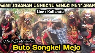 Jaranan Gembong Singo Mentaram feat Buto Songkel Mejo Bersama Monyong Dkk Live Kaliwatu Tegaldlimo