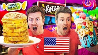 I only ate AMERICAN FOOD for 24 HOURS *Challenge*