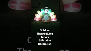 Outdoor Thanksgiving Turkey Inflatable Decoration