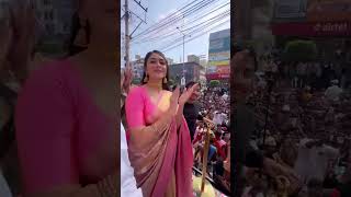 mrunal thakur at Vijayawada Lucky shopping mall grand opening