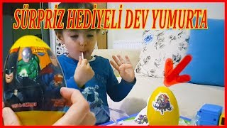 Sürpriz Hediyeli Batman ve Süperman karakterli Sürpriz Yumurta|DEV OYUNCAKLI SÜRPRİZ YUMURTA AÇILIMI