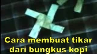 Keren, Cara membuat tikar dari bungkus kopi