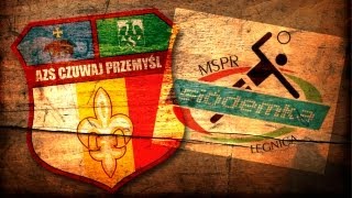 Fragmenty meczu -  22. kolejka - AZS Czuwaj Przemyśl - MSPR Siódemka Miedź Legnica