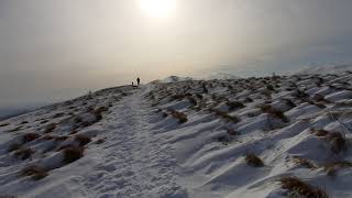 Bieszczady zimą  - szlak Muczne - Bukowe Berdo marzec 2021